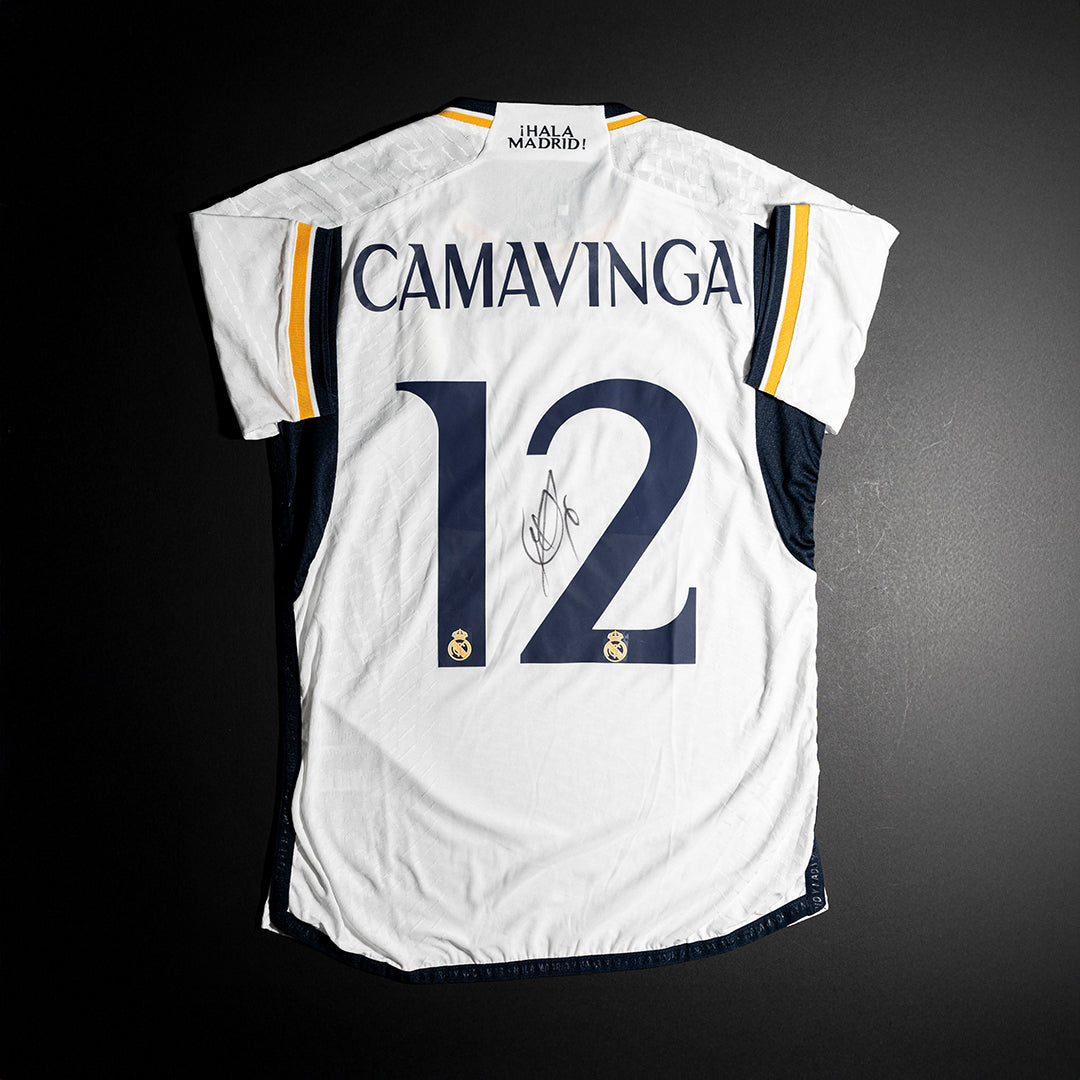 Jersey Firmado de Eduardo Camavinga - Real Madrid